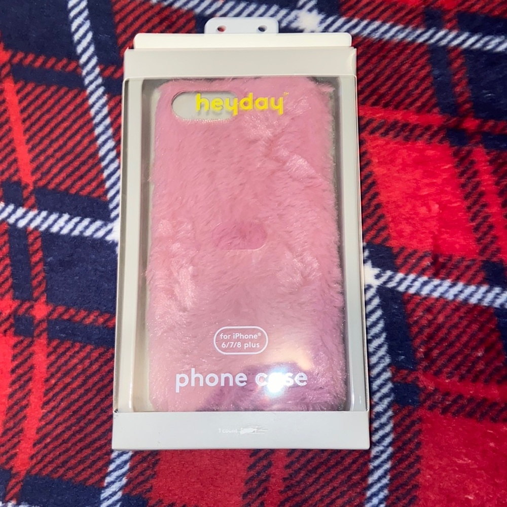 fuzzy phone case!